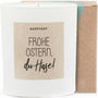 Frohe Ostern, du Hase! - Duftkerze mit Spruch als Geschenk zu Ostern, liebevolle Aufmerksamkeit mit blumigem Duft, Kerze im Glas - Bild 1