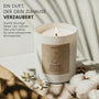 Schönes Osterfest - Duftkerze mit Spruch als Geschenk zu Ostern, liebevolle Aufmerksamkeit, blumiger Duft, Kerze im Glas - Bild 2