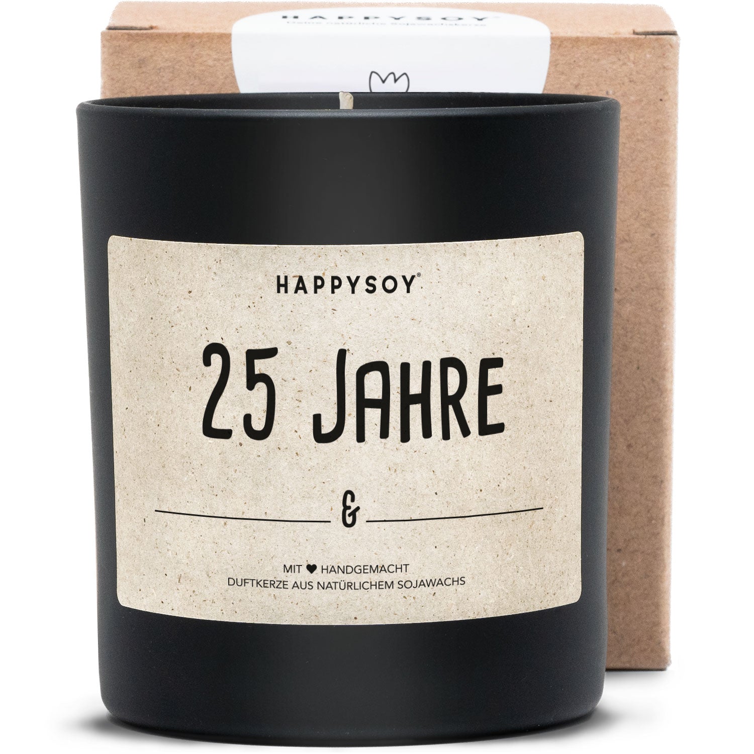 Duftkerze - 25 Jahre _____ &_____ - Happysoy®