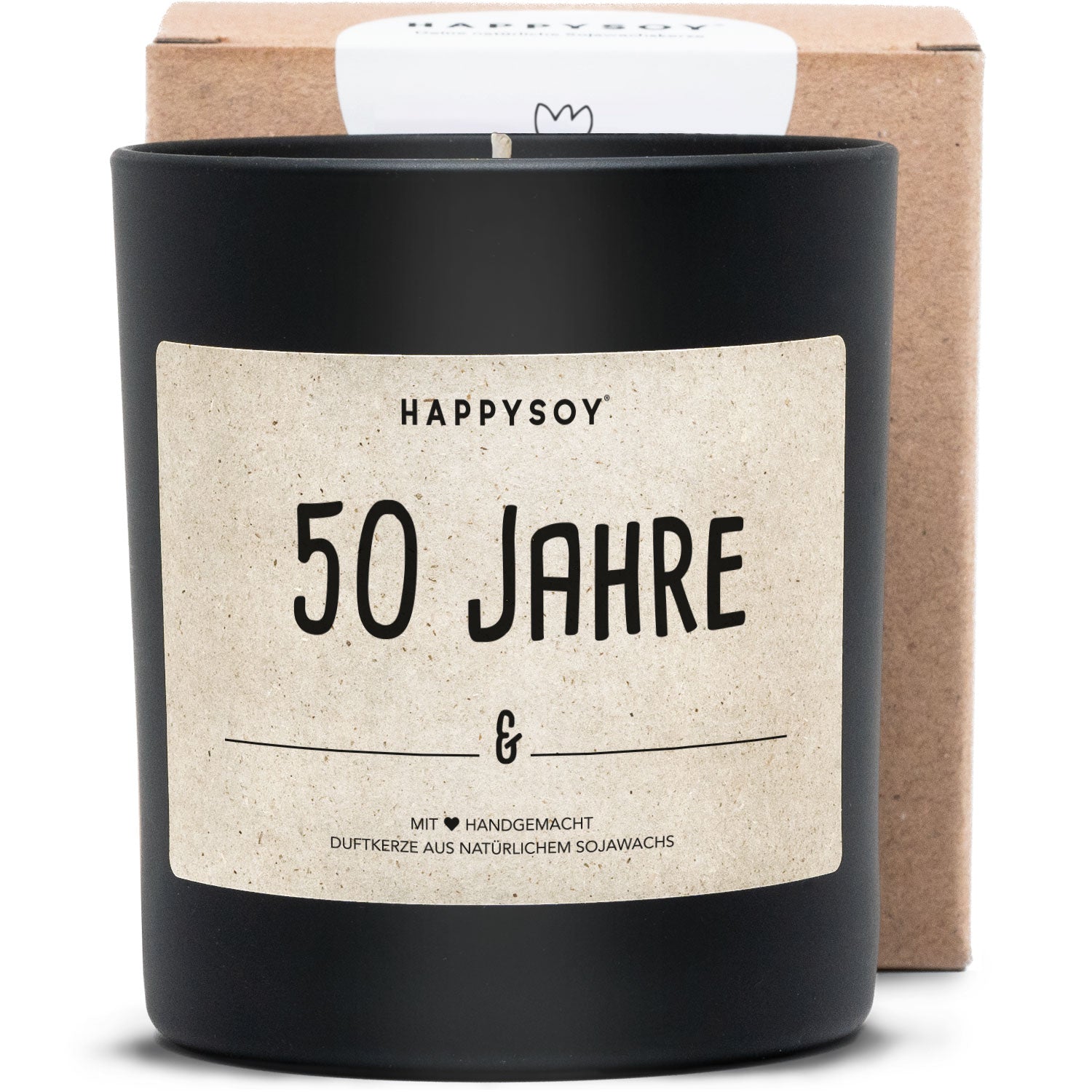 Duftkerze - 50 Jahre _____ & _____ - Happysoy®