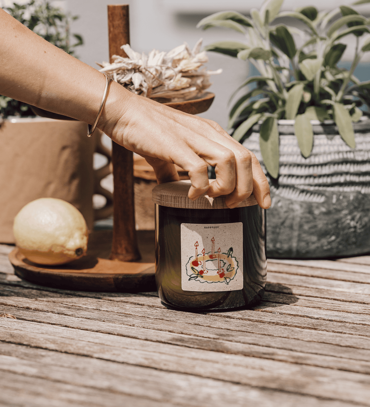 Duftkerze - Adventskranz - Happysoy®