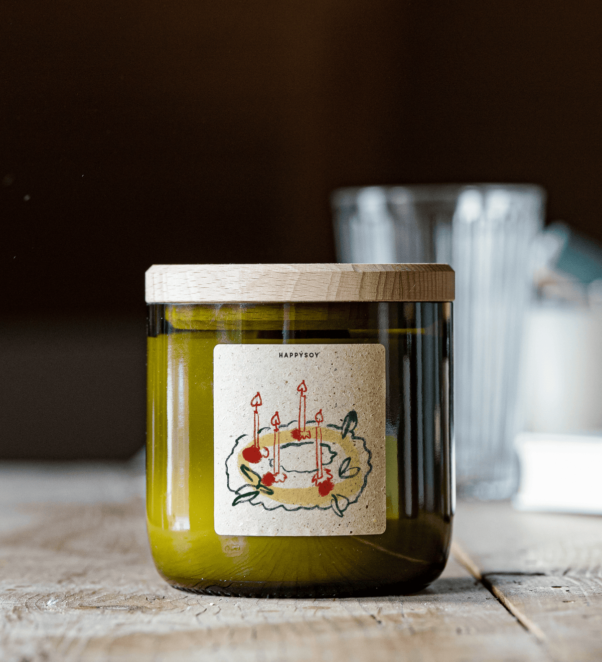 Duftkerze - Adventskranz - Happysoy®