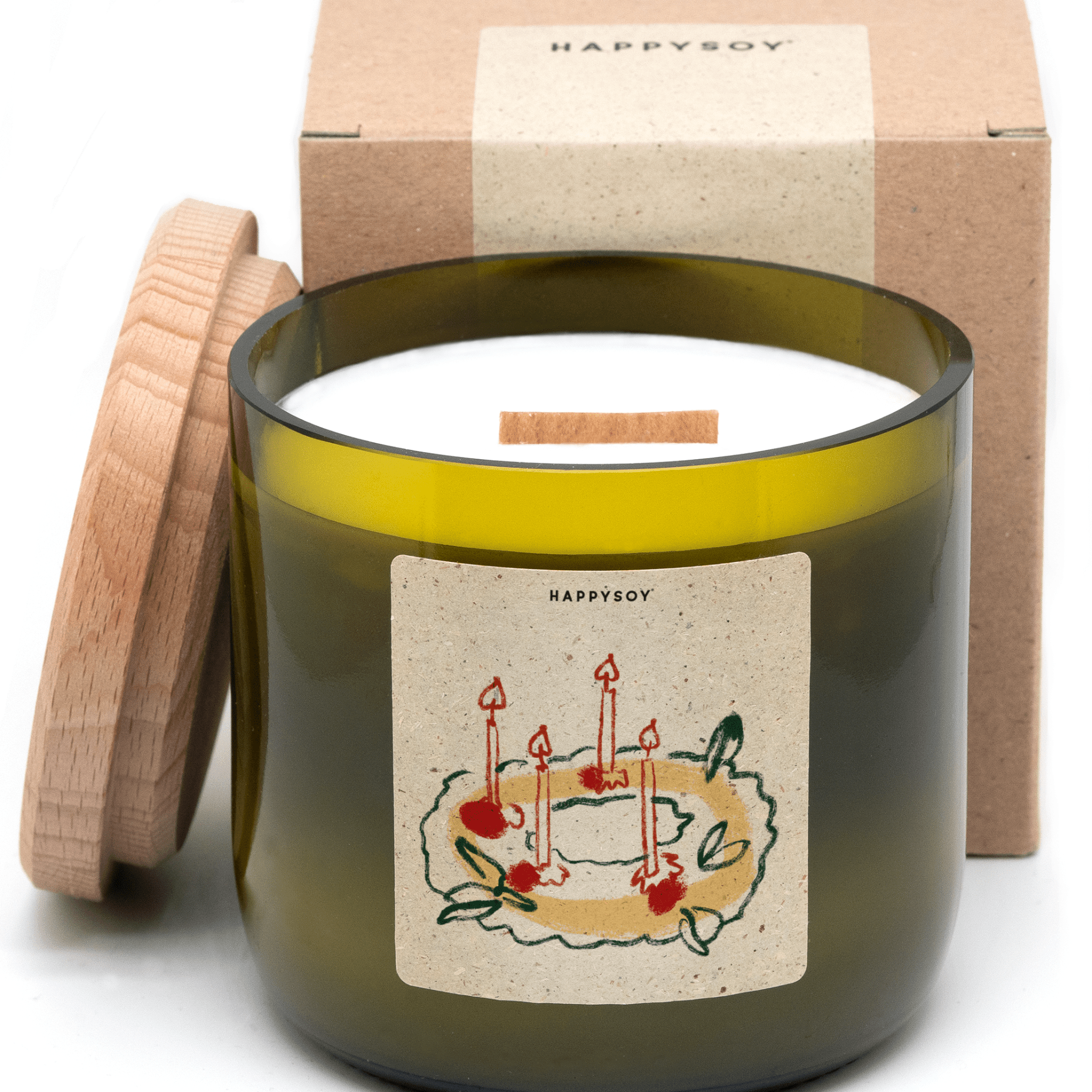 Duftkerze - Adventskranz - Happysoy®
