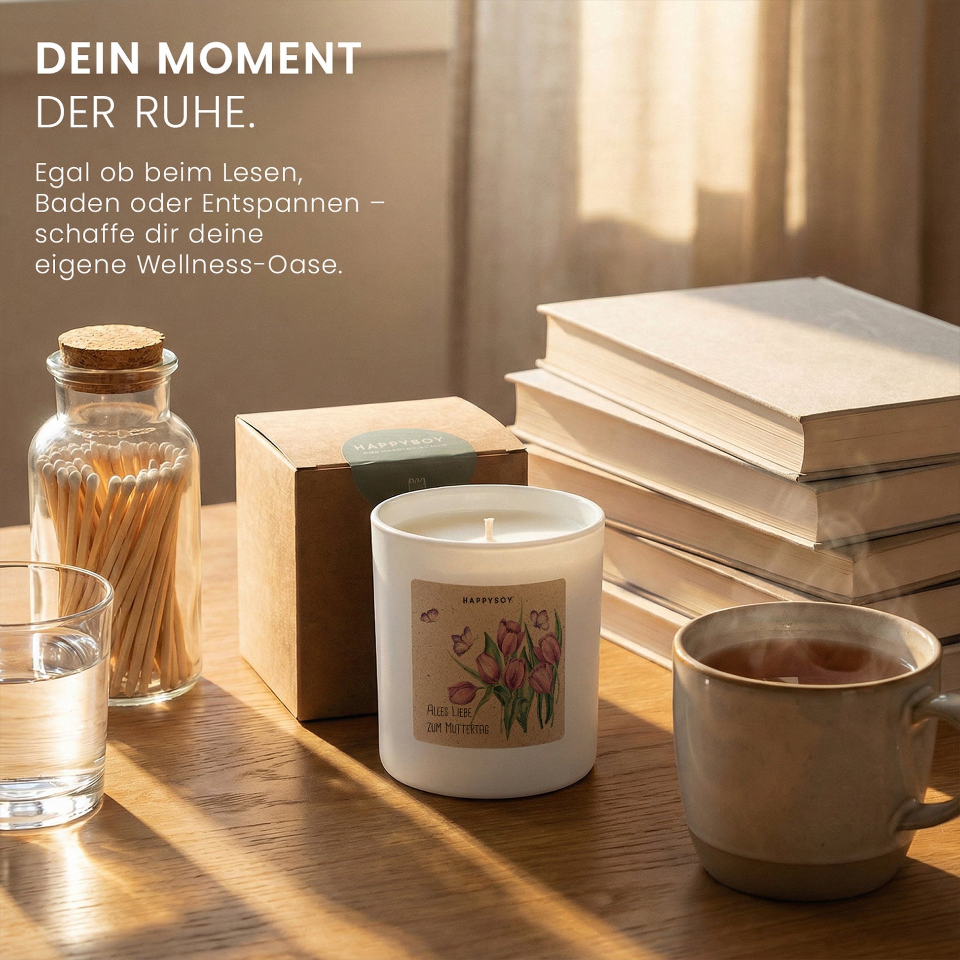 Duftkerze - Alles Liebe zum Muttertag - Happysoy®