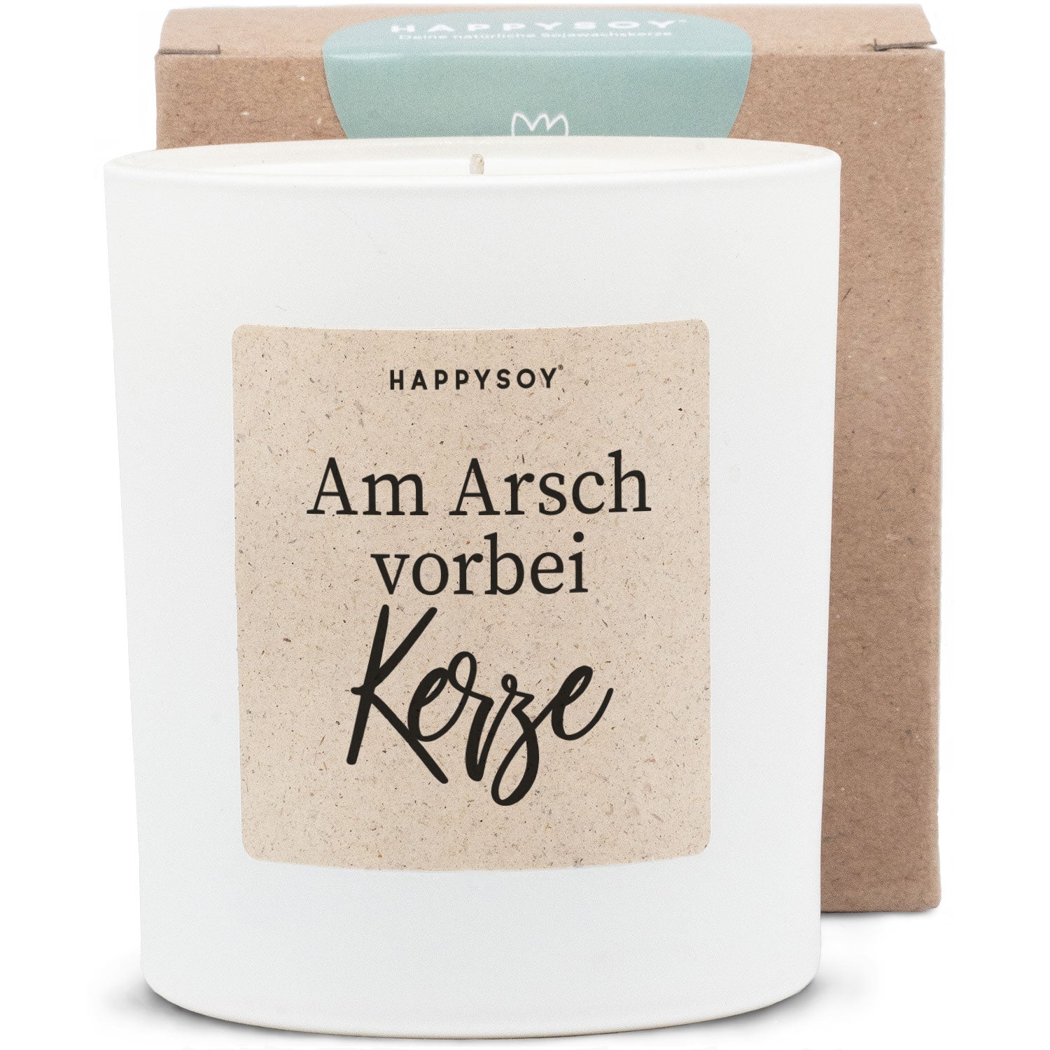 Duftkerze - Am Arsch vorbei Kerze - Happysoy®