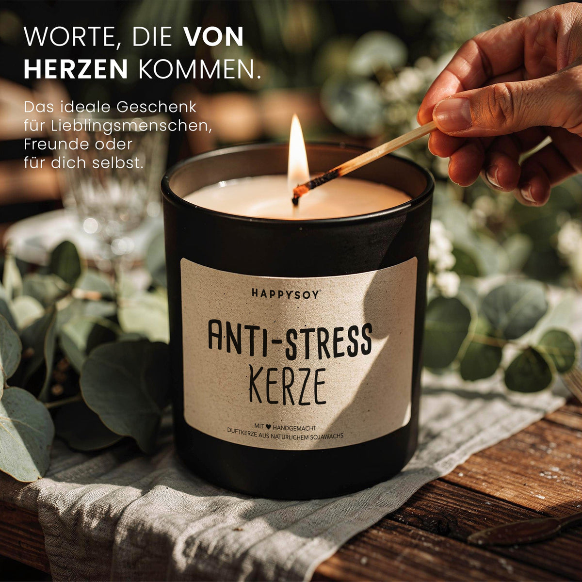 Duftkerze - Anti - Stress Kerze - Happysoy®