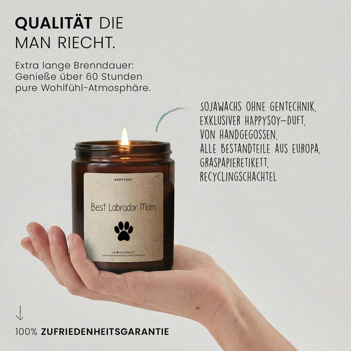 Duftkerze - Best Labrador Mom - Happysoy®