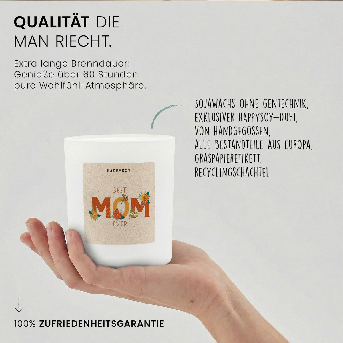 Duftkerze - Best Mom Ever - Happysoy®