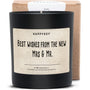 Duftkerze - Best wishes from the new Mr & Mrs. _________ - Happysoy®