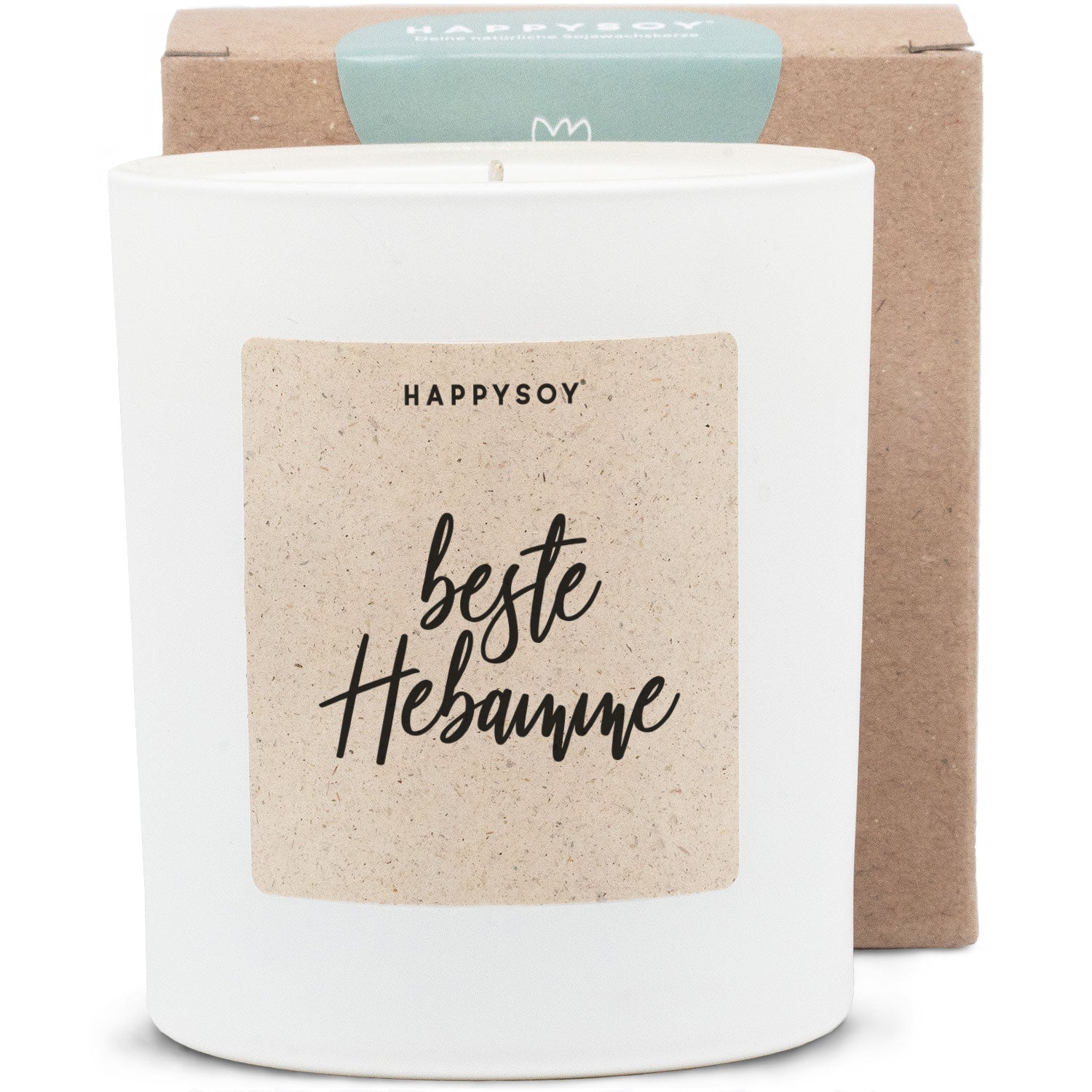 Duftkerze - Beste Hebamme - Happysoy®