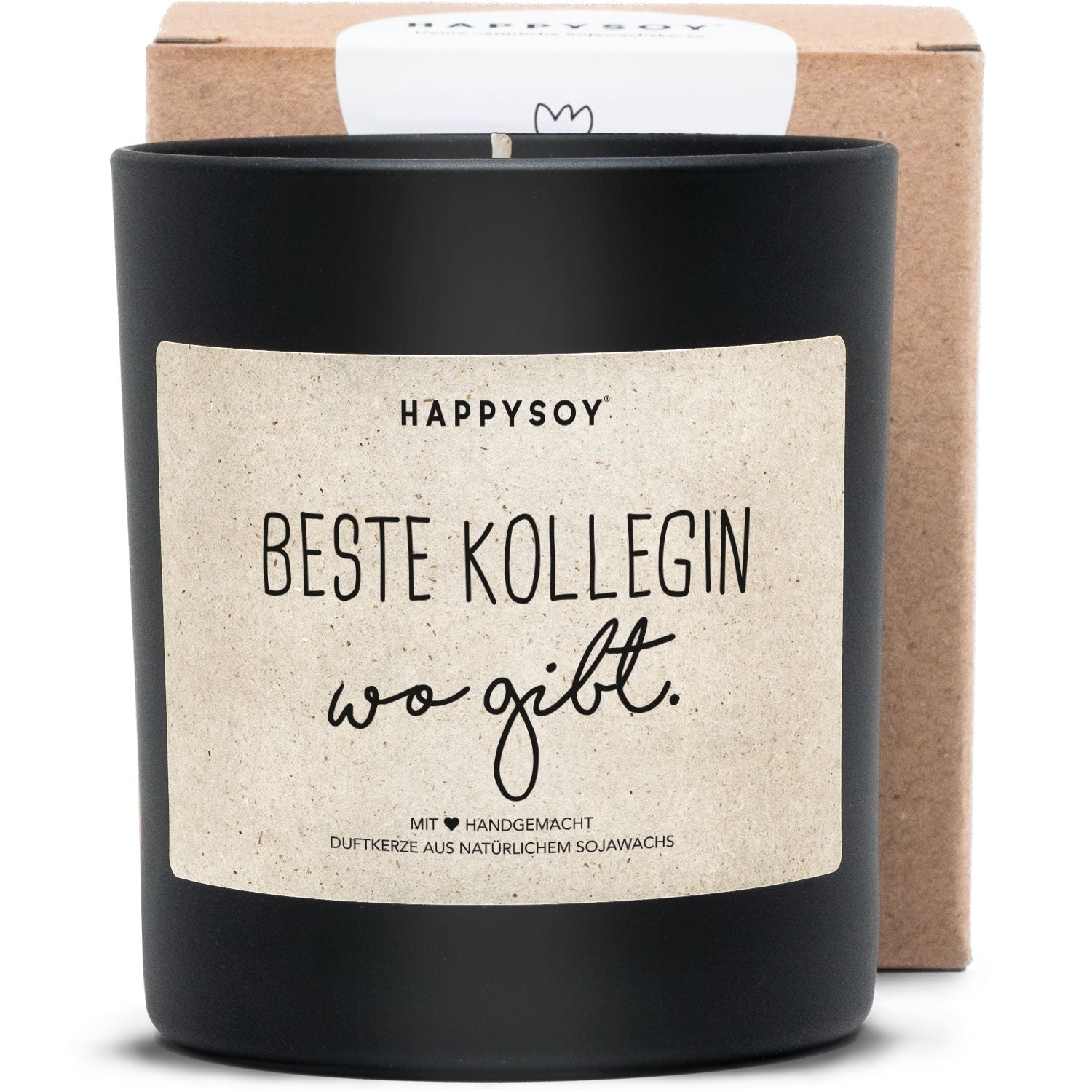 Duftkerze - Beste Kollegin wo gibt! - Happysoy®
