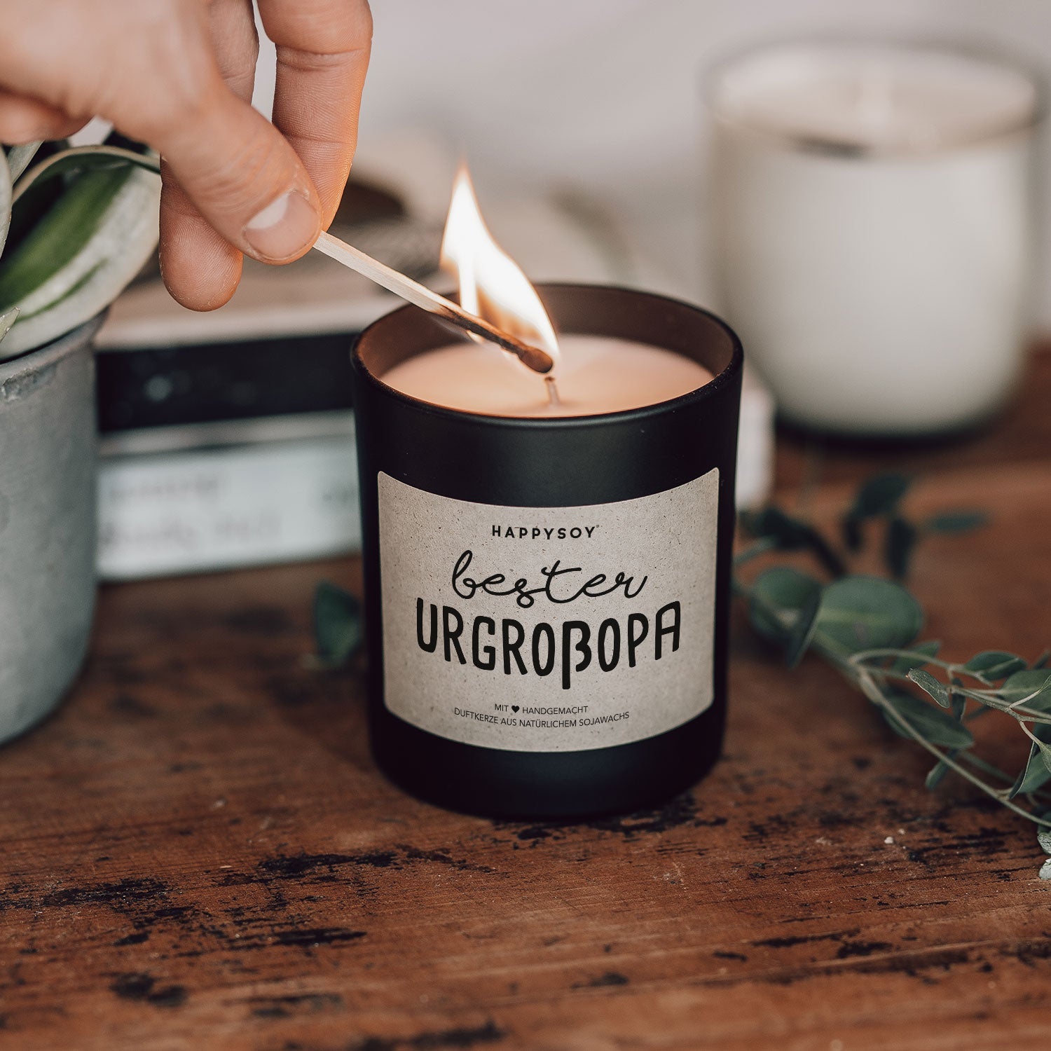 Duftkerze - Bester Urgroßopa - Happysoy®