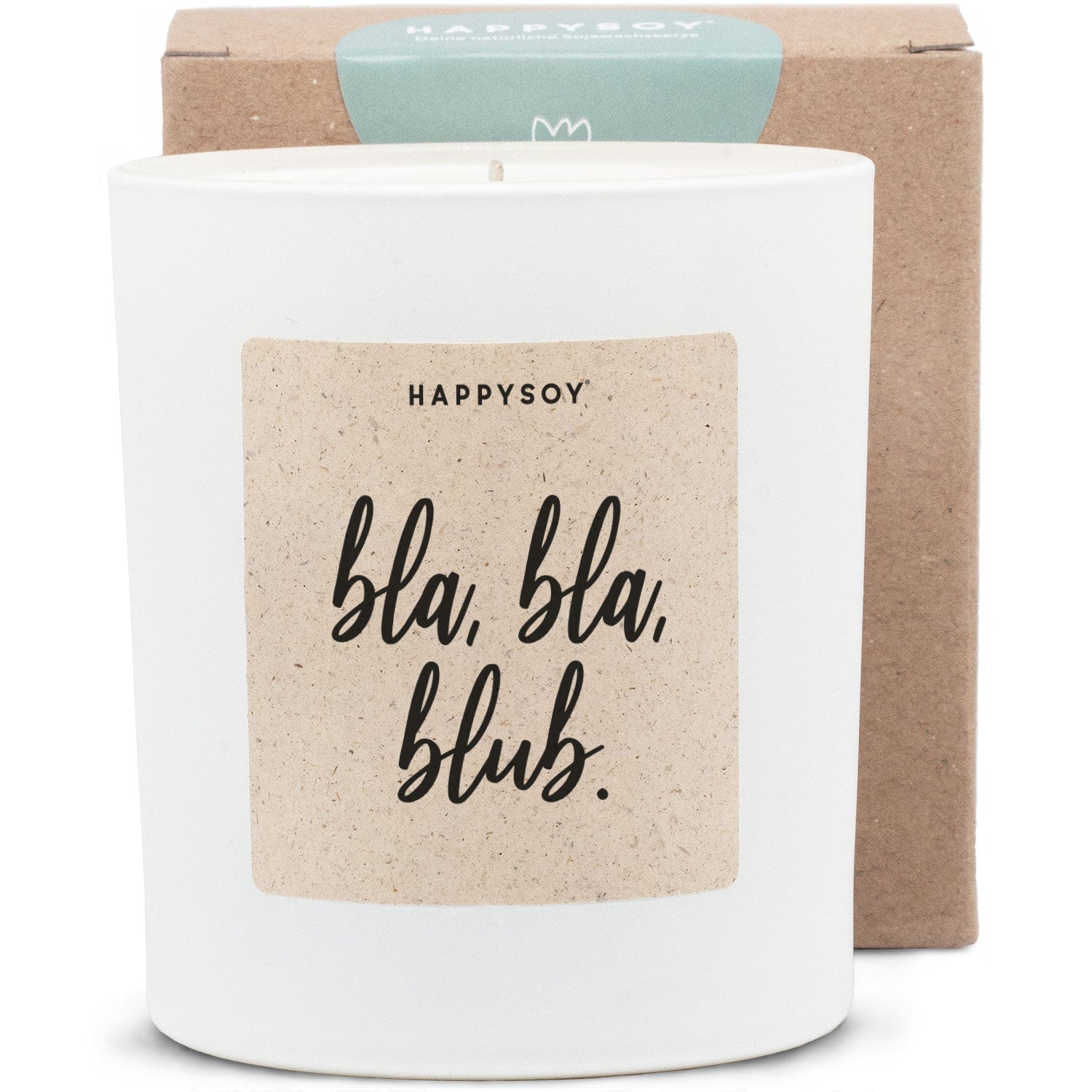 Duftkerze - bla, bla, blub. - Happysoy®