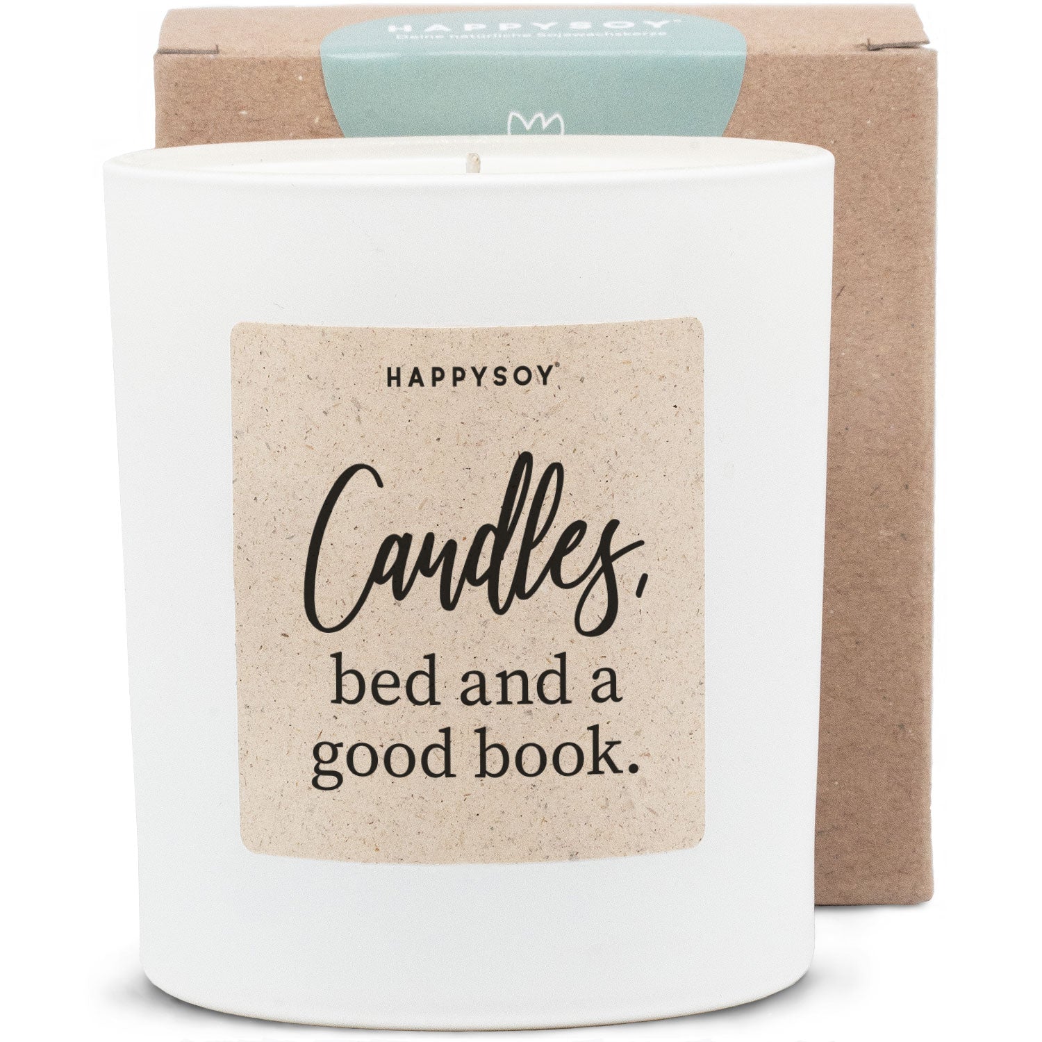 Duftkerze - Candles, bed and a good book - Happysoy®