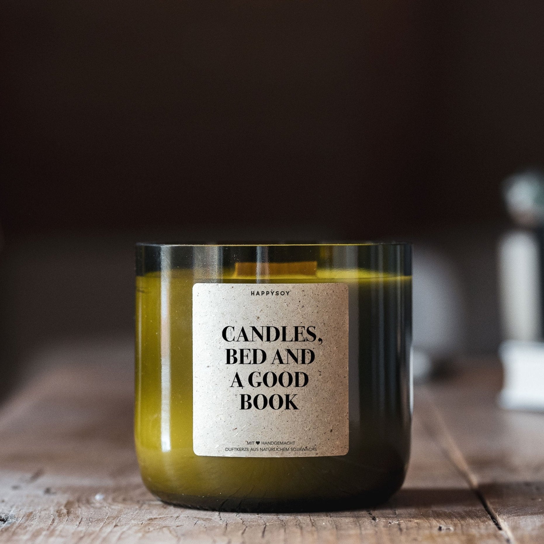 Duftkerze - Candles, bed and a good book - Happysoy®