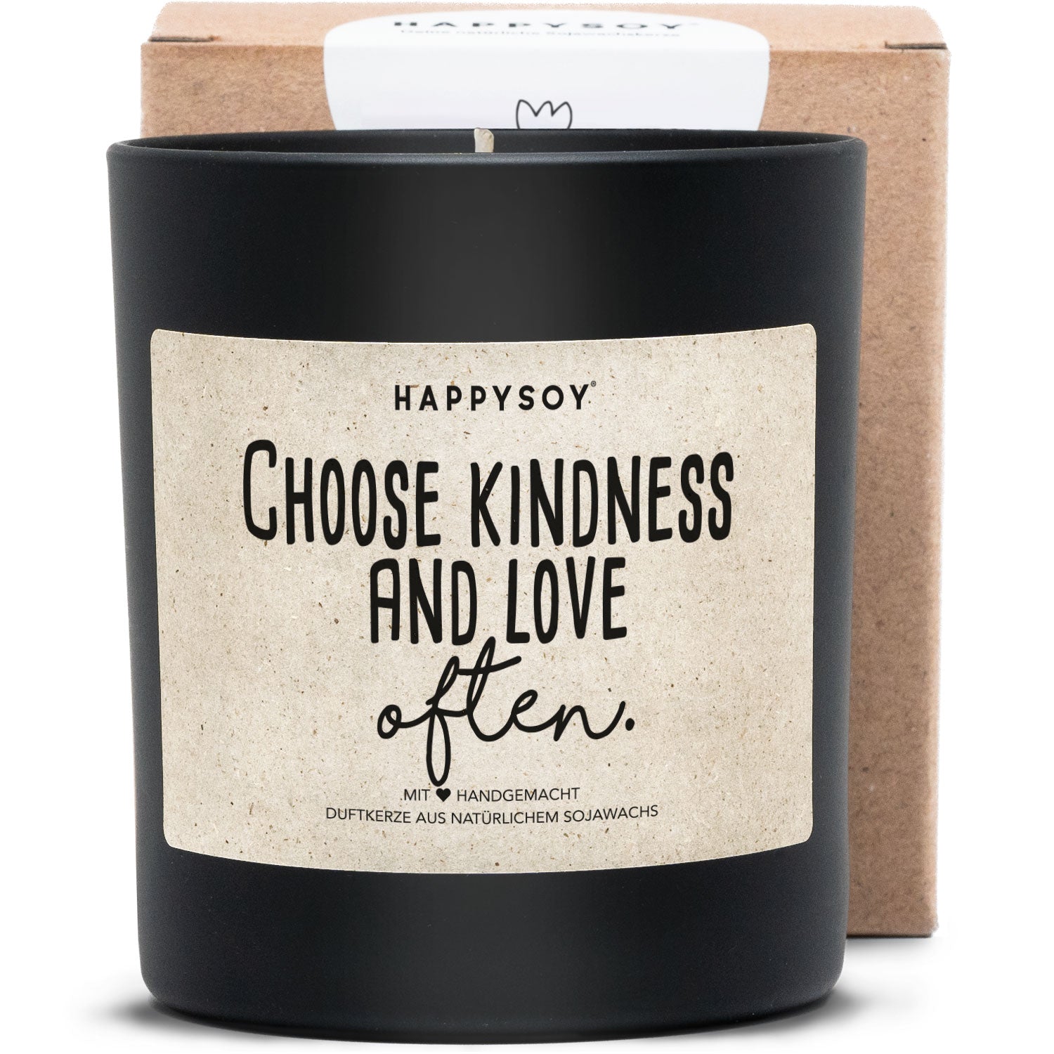Duftkerze - Choose kindness and love often - Happysoy®