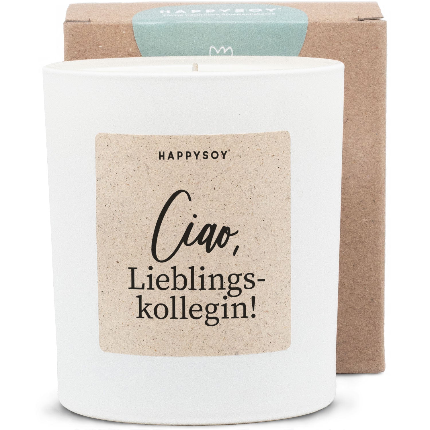 Duftkerze - Ciao, Lieblingskollegin! - Happysoy®