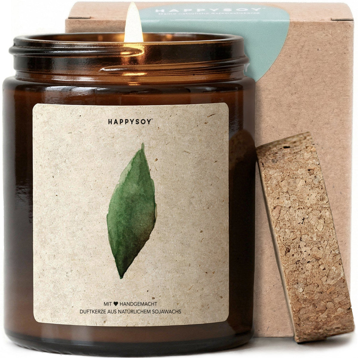 Duftkerze - Collection: Leafs 9 - Happysoy®