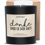 Duftkerze - Danke, dass es dich gibt! - Happysoy®