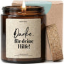Duftkerze - Danke für deine Hilfe! - Happysoy®