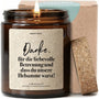 Duftkerze - Danke für deine liebevolle Betreuung und dass du unsere Hebamme warst! - Happysoy®