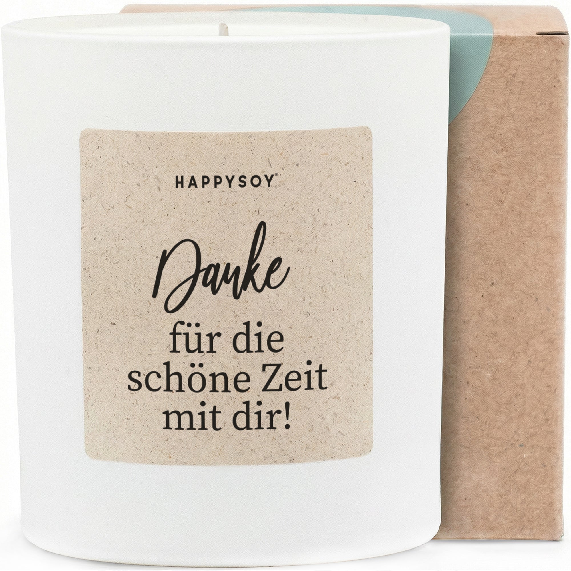 Duftkerze - Danke für die schöne Zeit mit dir! - Happysoy®