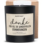 Duftkerze - Danke für all die wundervollen Erinnerungen! - Happysoy®