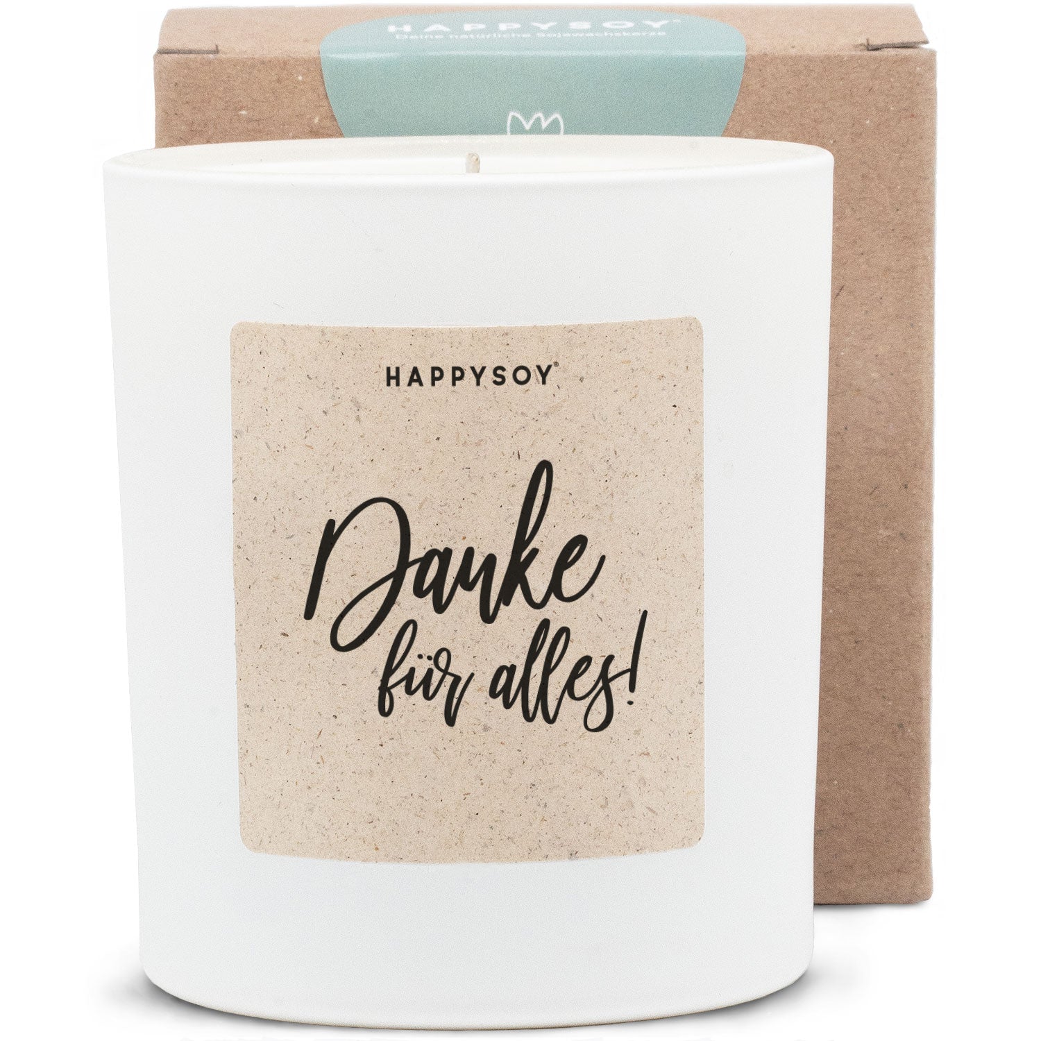 Duftkerze - Danke für alles! - Happysoy®