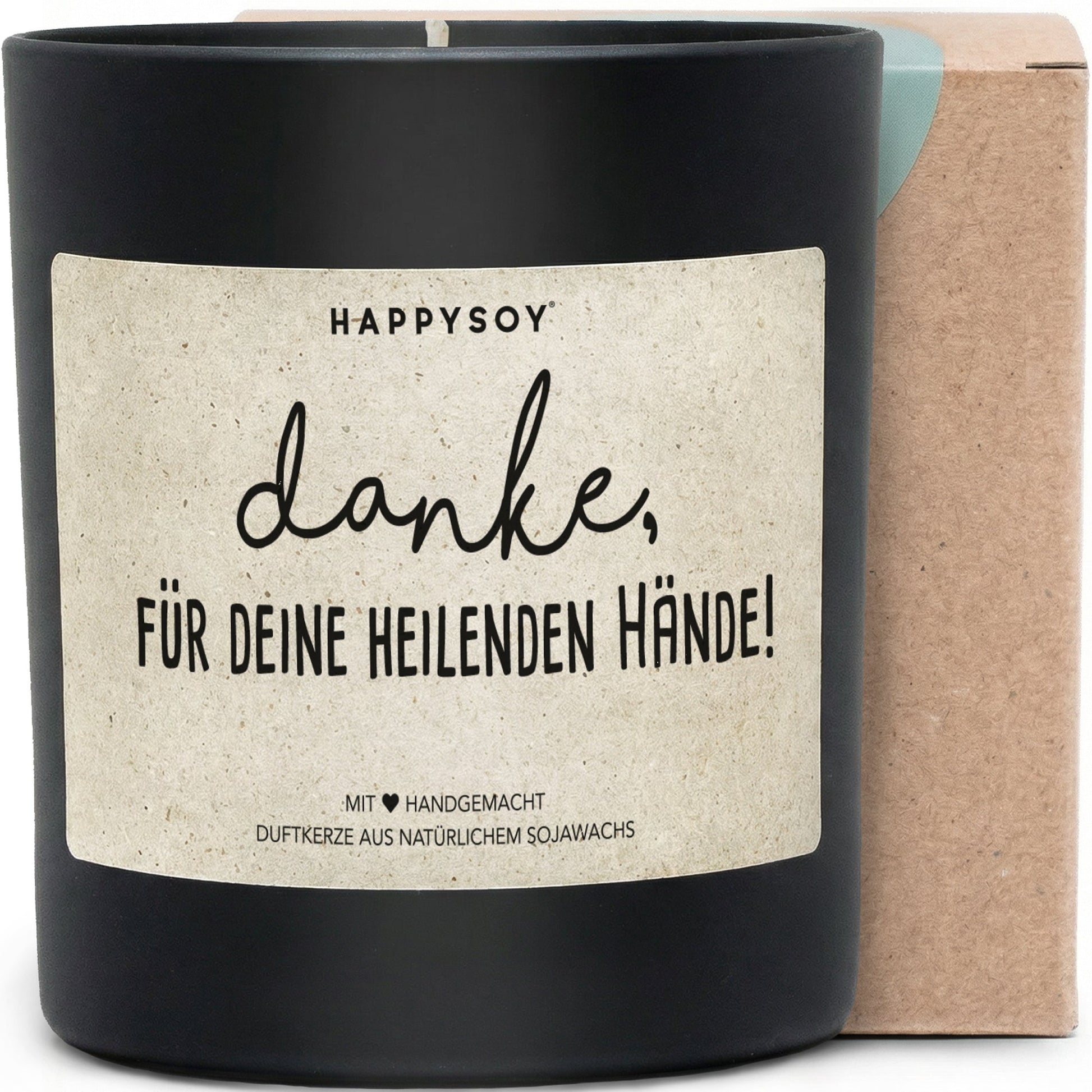 Duftkerze - Danke, für deine heilenden Hände! - Happysoy®