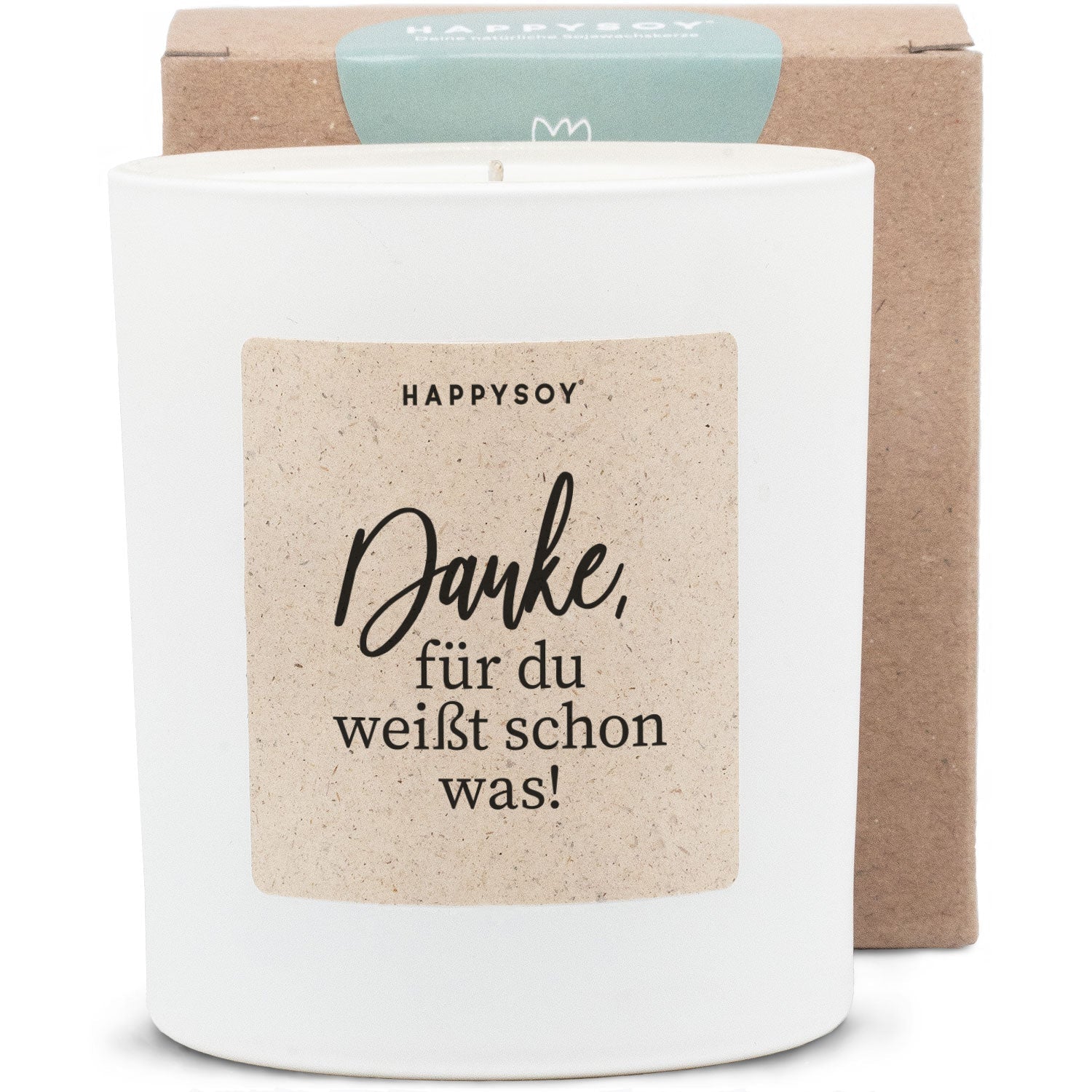 Duftkerze - Danke, für du weißt schon was! - Happysoy®
