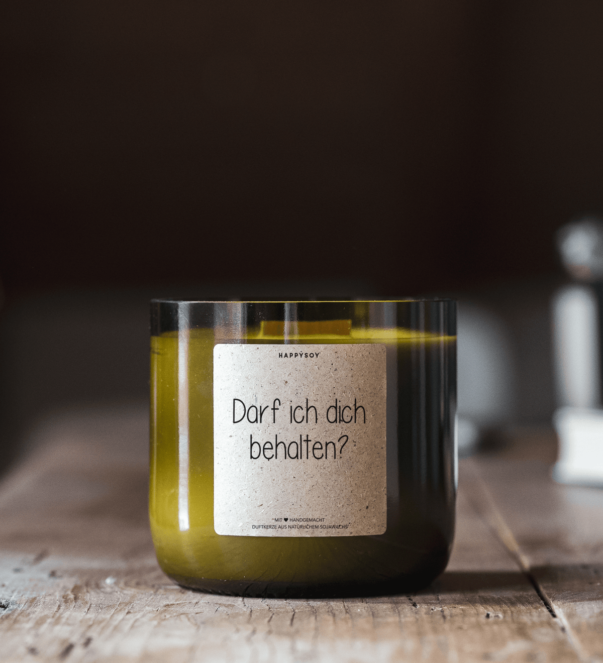 Duftkerze - Darf ich dich behalten? :) - Happysoy®