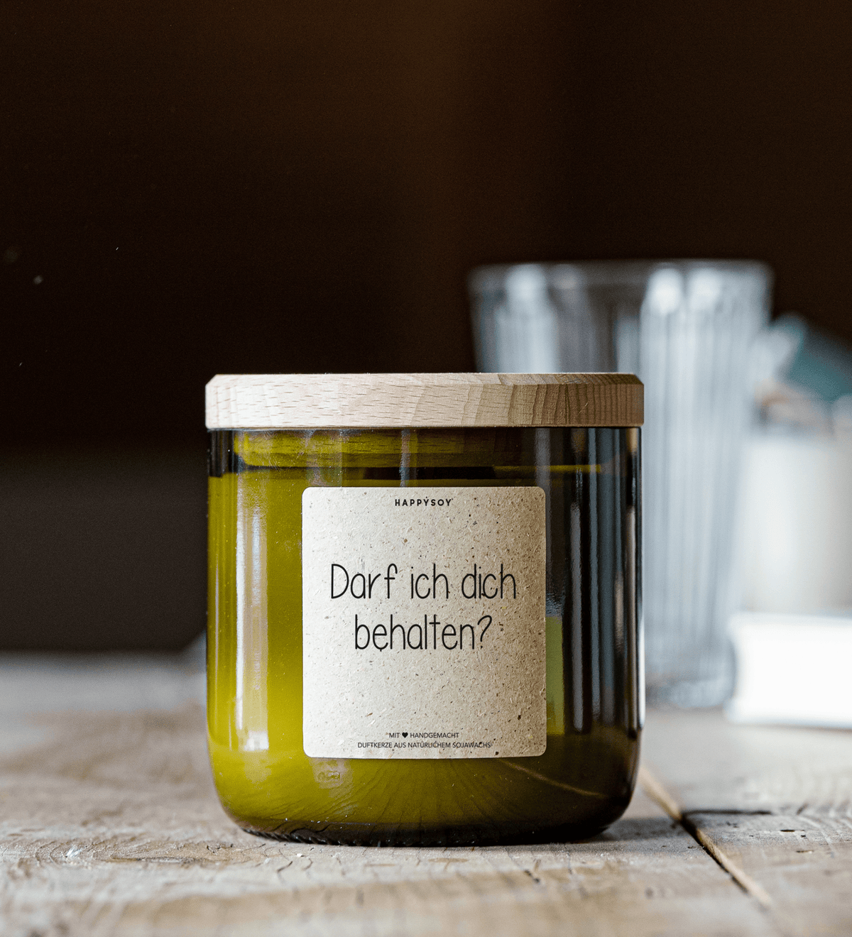 Duftkerze - Darf ich dich behalten? :) - Happysoy®