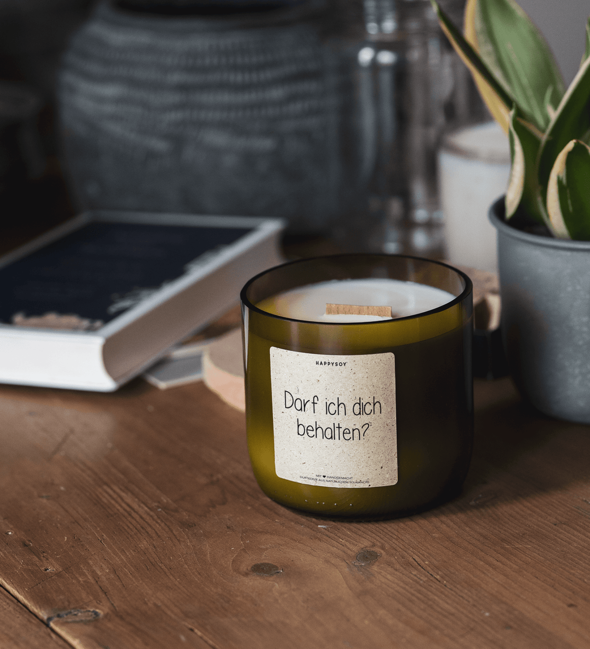 Duftkerze - Darf ich dich behalten? :) - Happysoy®