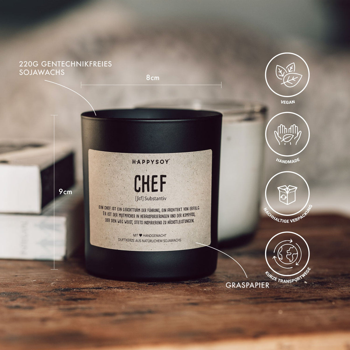 Duftkerze - Definition Chef - Happysoy®