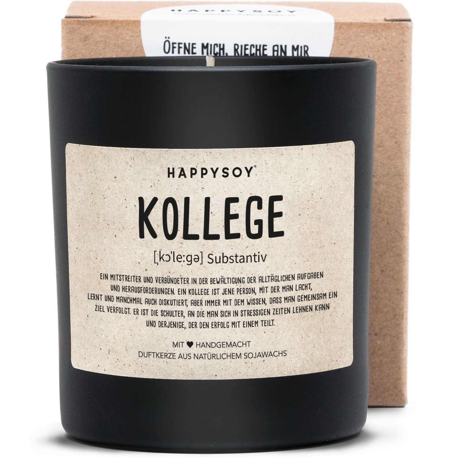 Duftkerze - Definition Kollege - Happysoy®