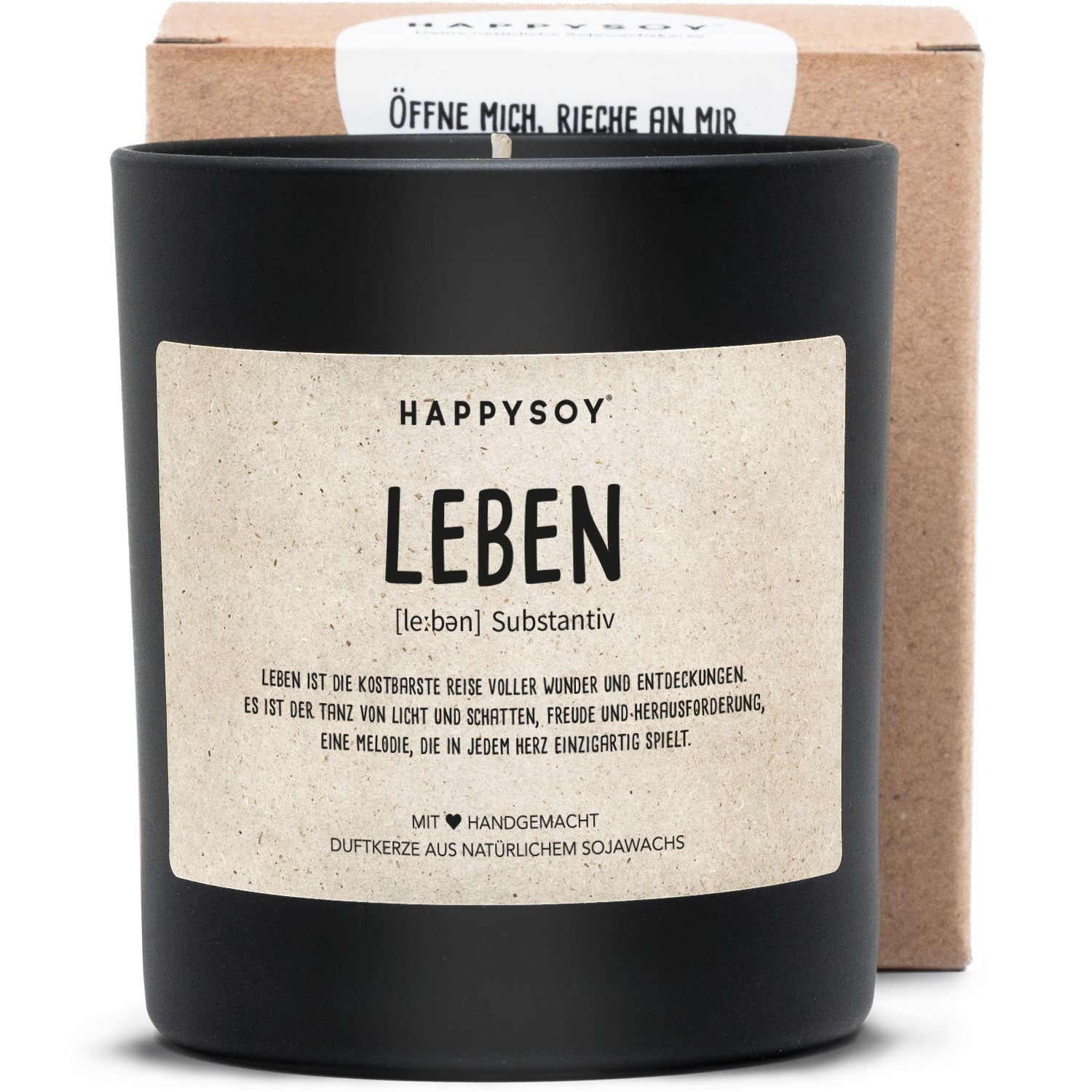 Duftkerze - Definition Leben - Happysoy®