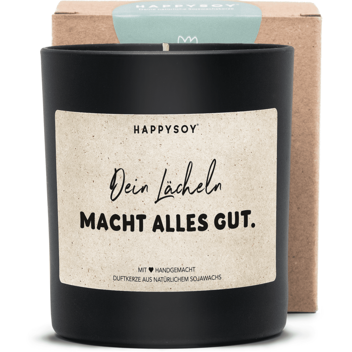 Duftkerze - Dein Lächeln macht alles gut. - Happysoy®