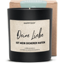 Duftkerze - Deine Liebe ist mein sicherer Hafen - Happysoy®