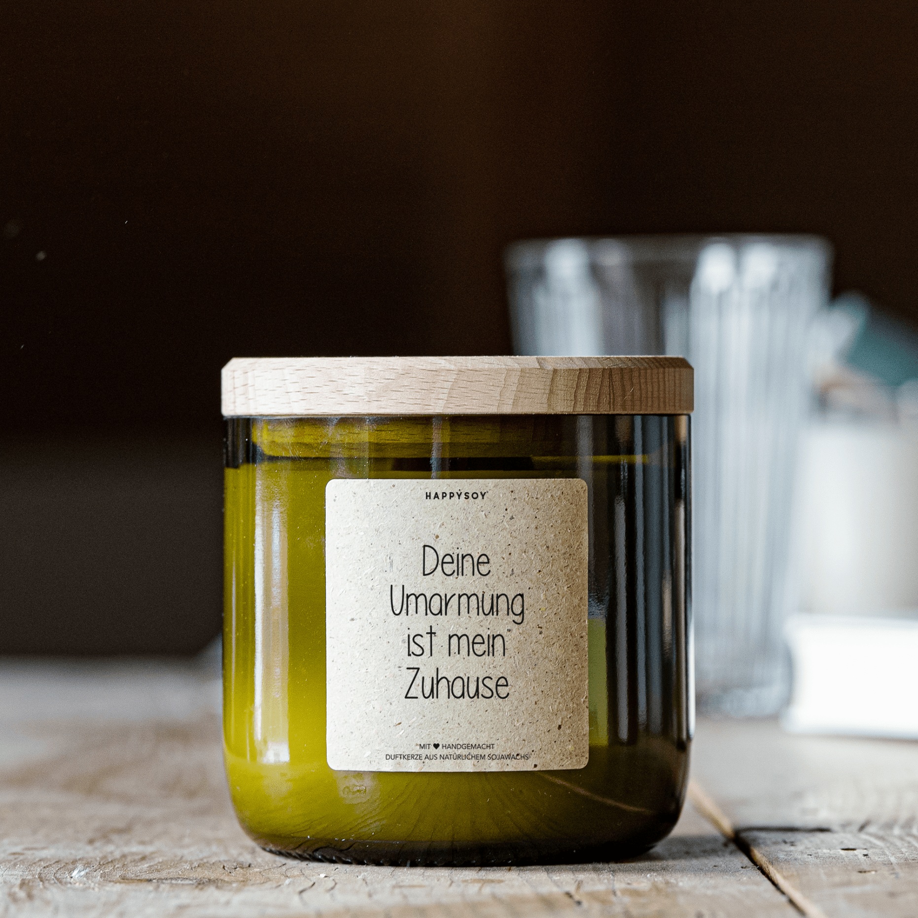 Duftkerze - Deine Umarmung ist mein Zuhause - Happysoy®