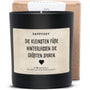 Duftkerze - Die kleinsten Füße hinterlassen die größten Spuren <3 - Happysoy®