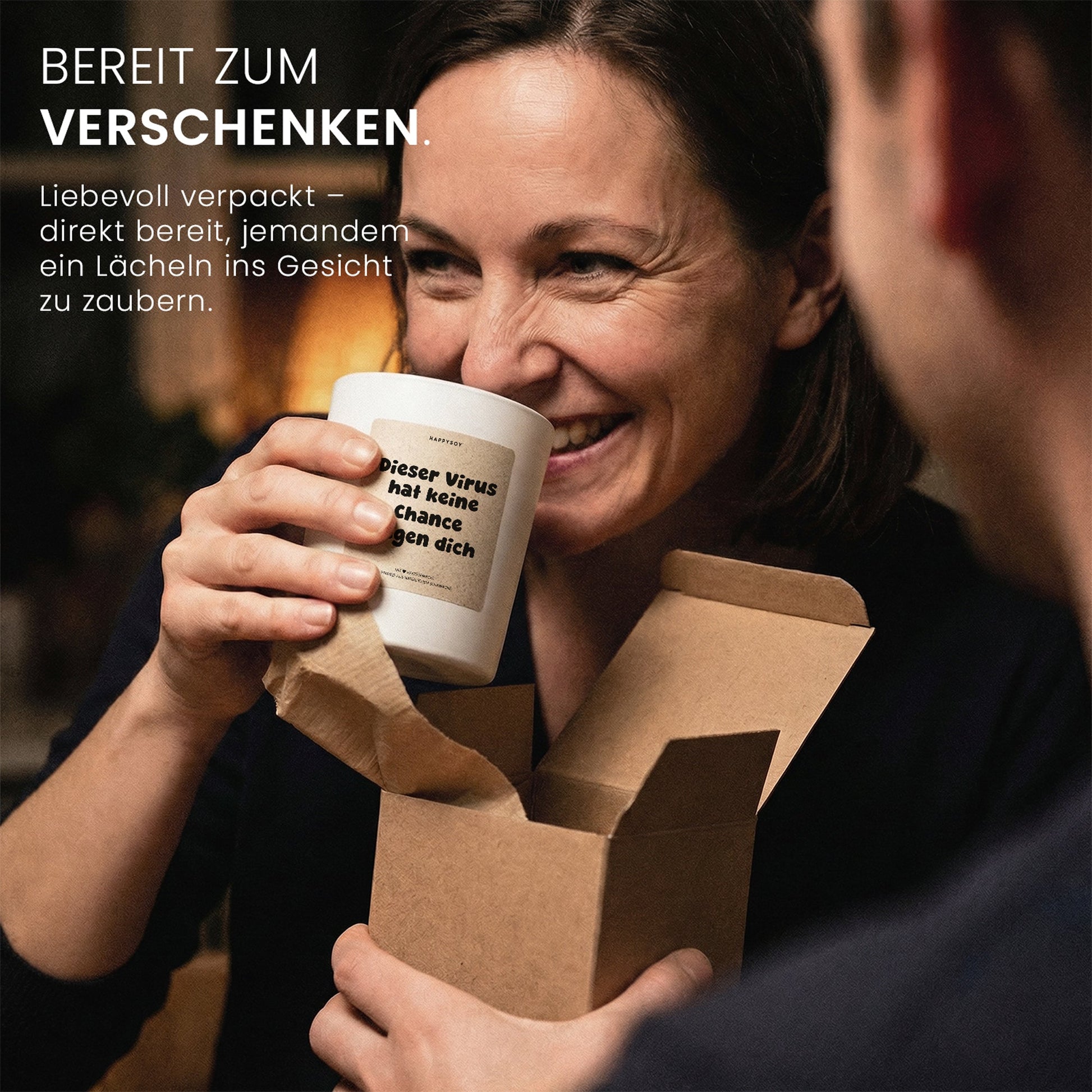 Duftkerze - Dieser Virus hat keine Chance gegen dich - Happysoy®