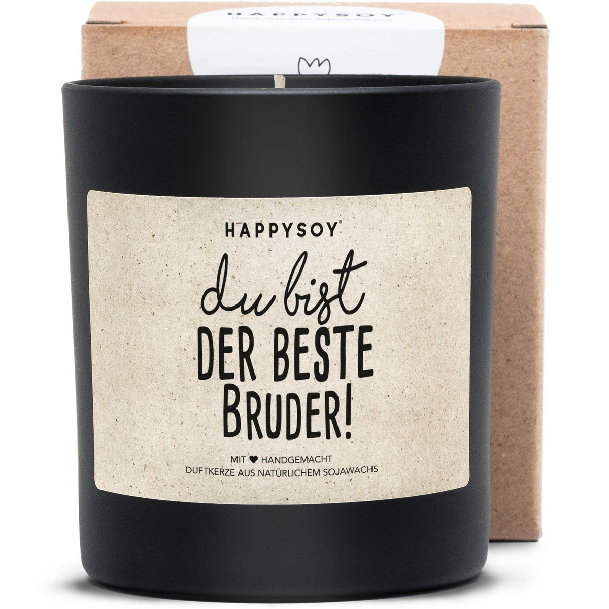Duftkerze - Du bist der beste Bruder! - Happysoy®