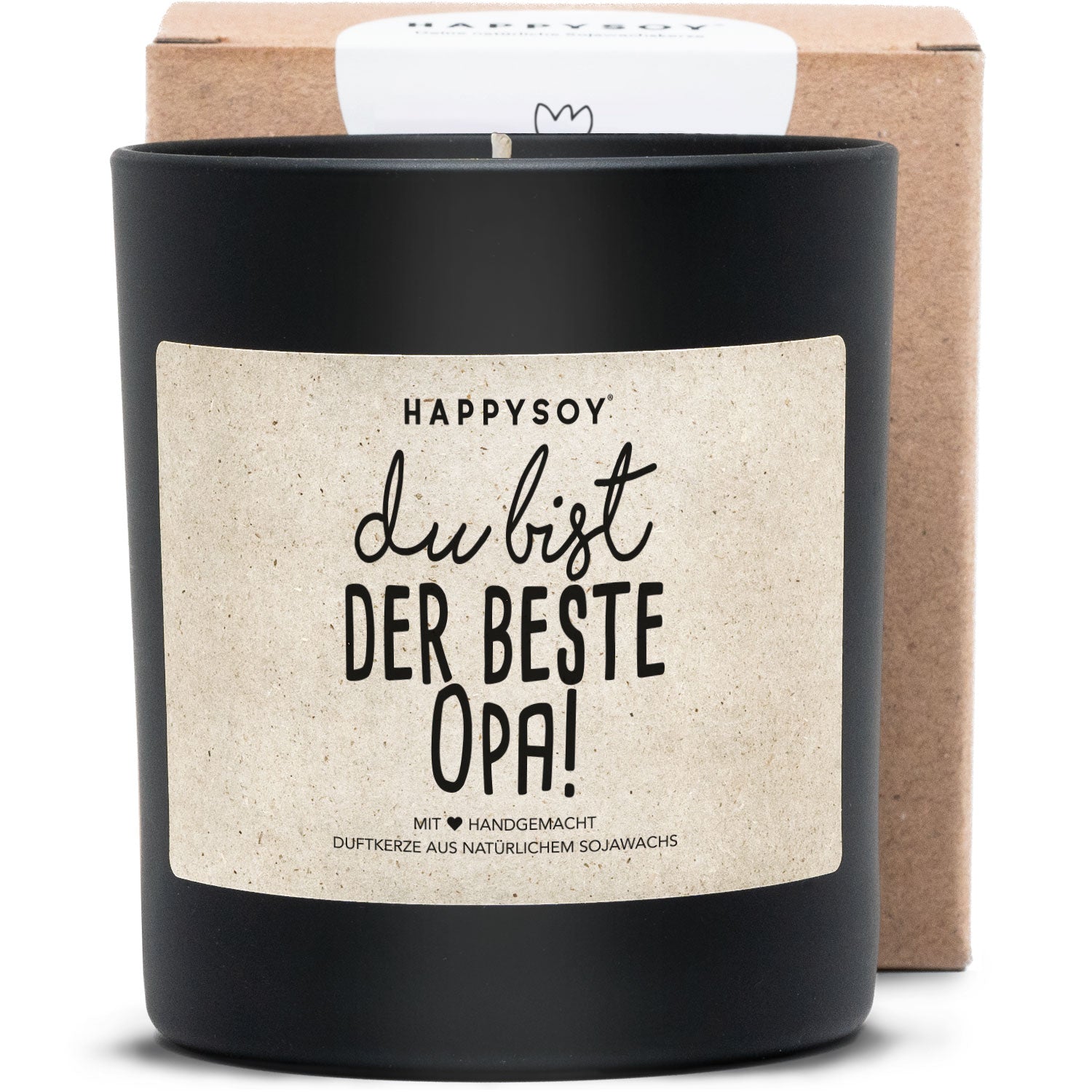 Duftkerze - Du bist der beste Opa! - Happysoy®