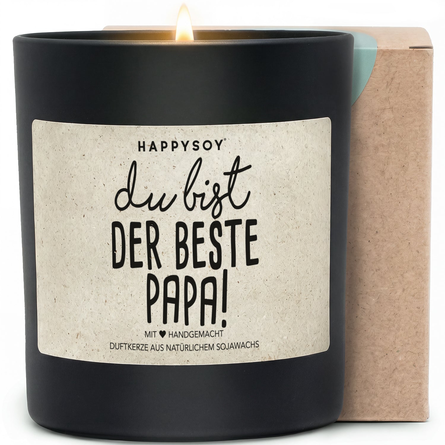 Duftkerze - Du bist der beste Papa! - Happysoy®