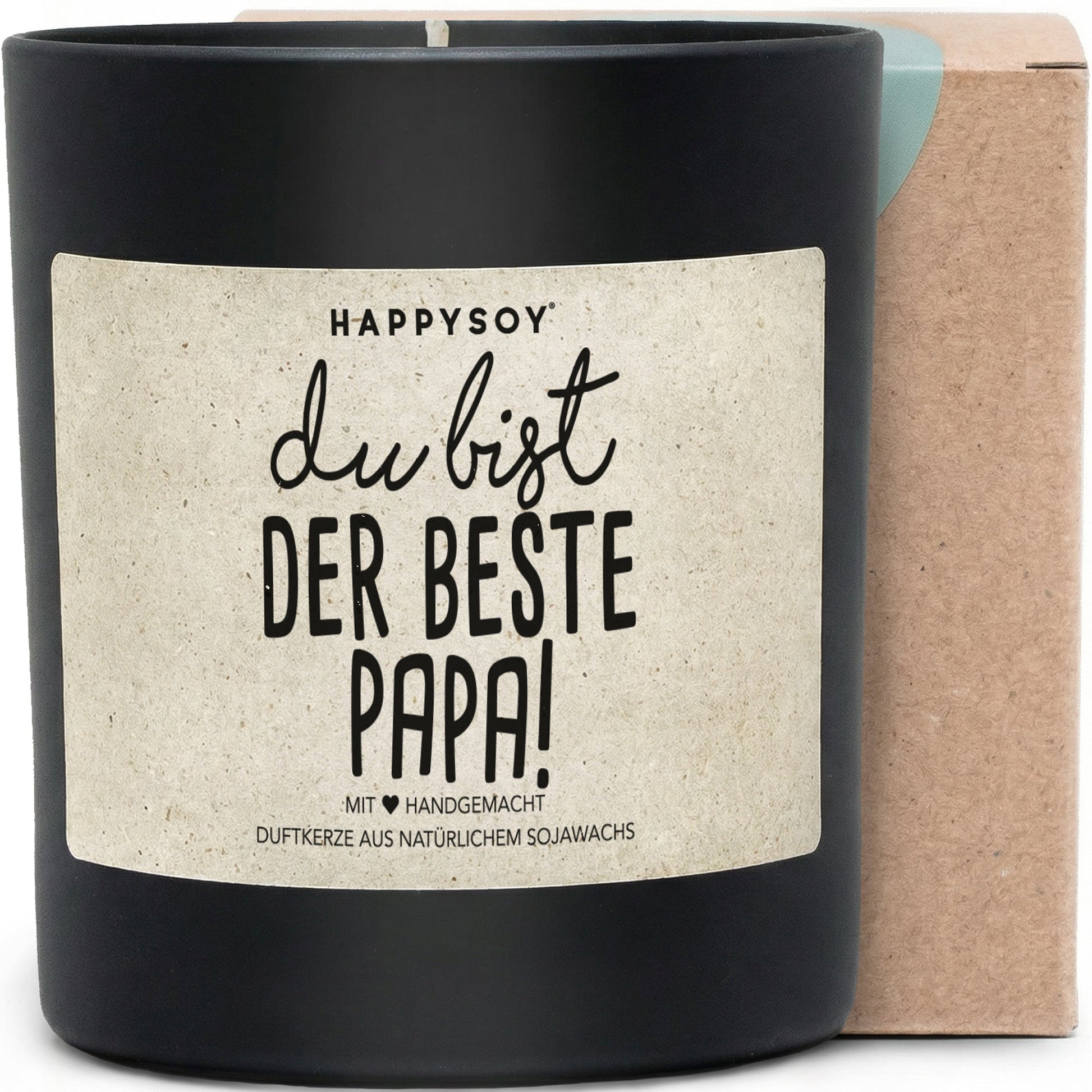 Duftkerze - Du bist der beste Papa! - Happysoy®
