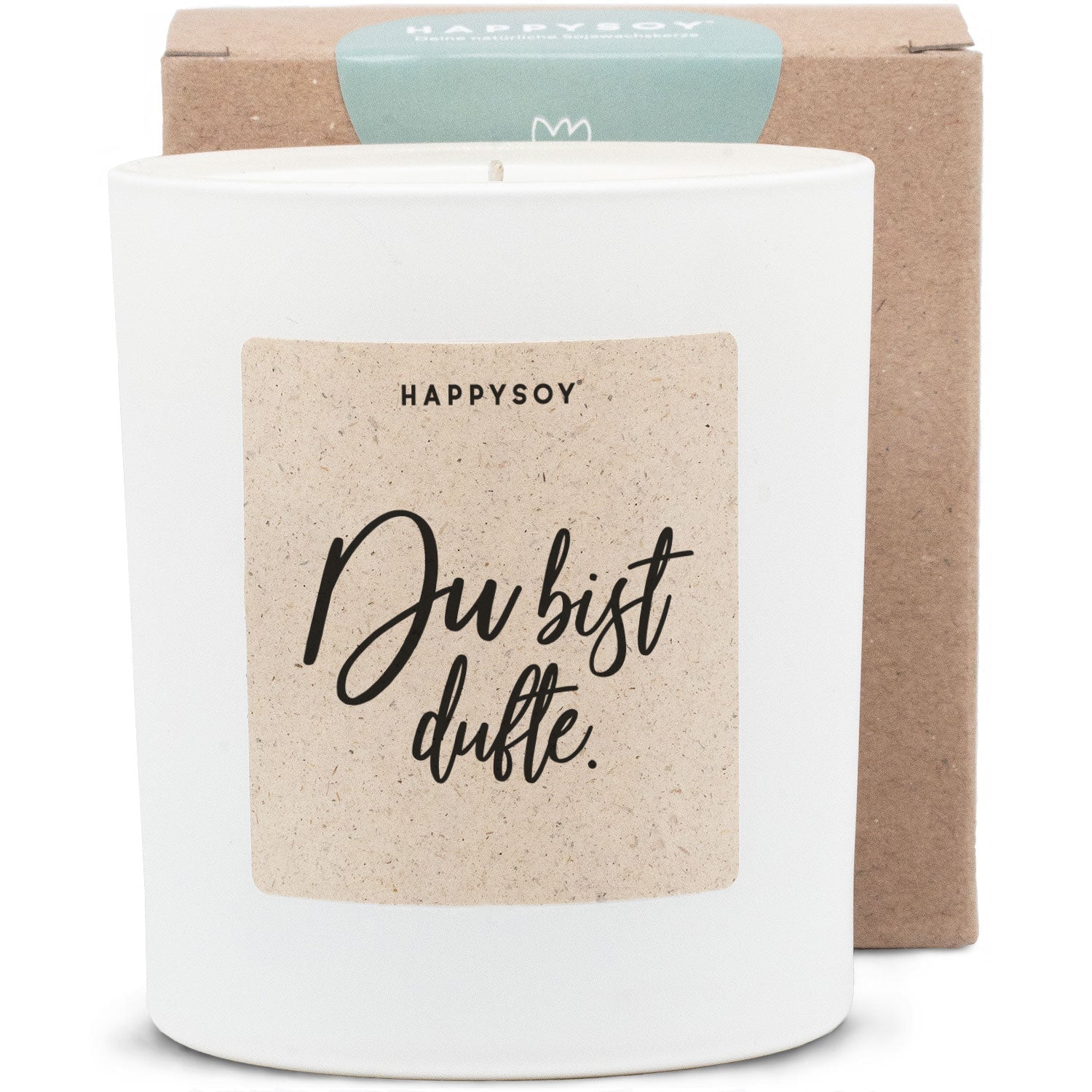 Duftkerze - Du bist dufte. - Happysoy®