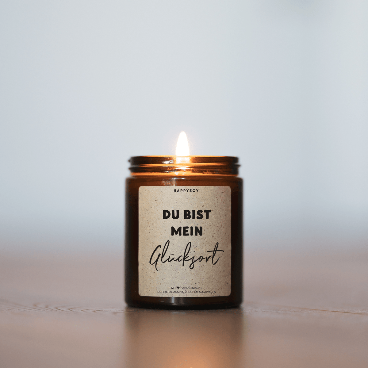 Duftkerze - Du bist mein Glücksort - Happysoy®