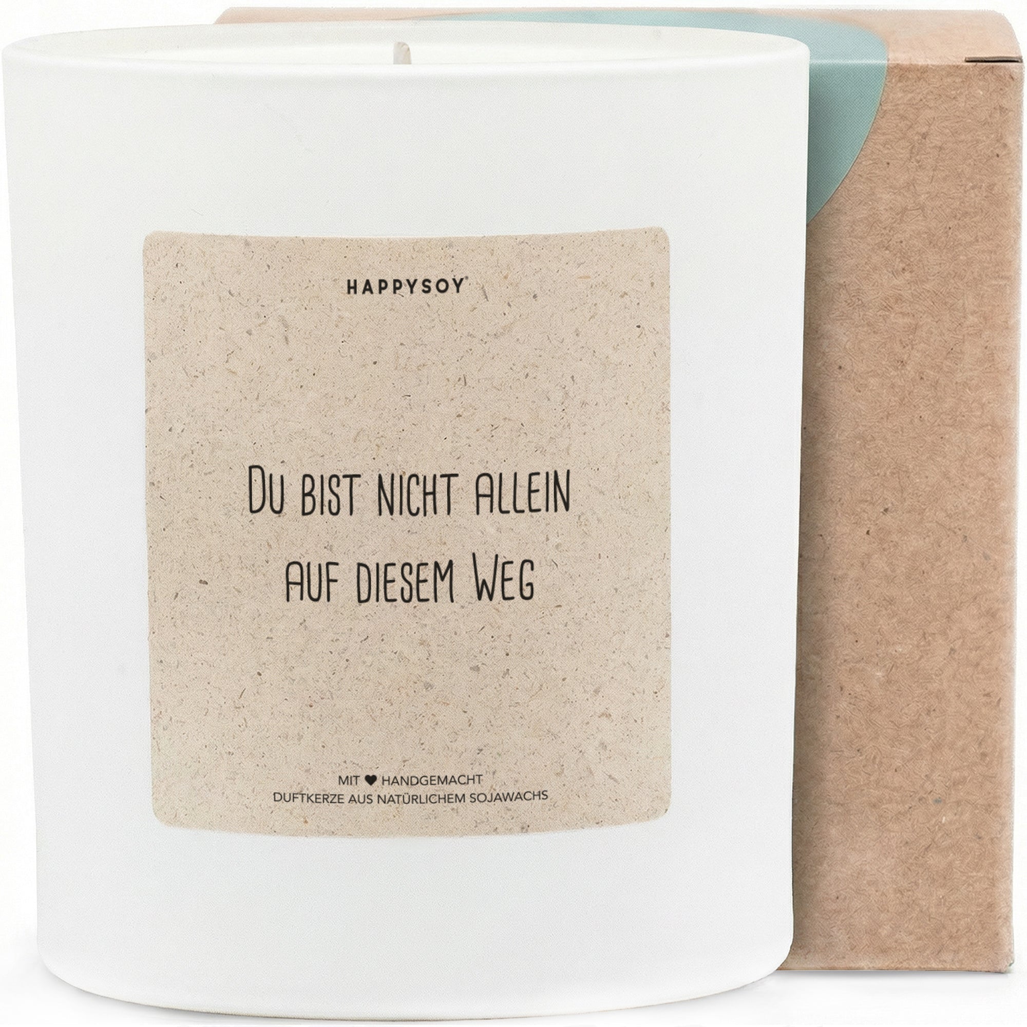 Duftkerze - Du bist nicht allein auf diesem Weg - Happysoy®