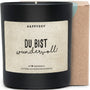 Duftkerze - Du bist wundervoll! - Happysoy®