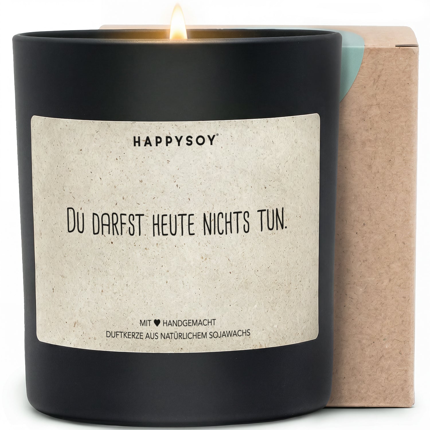 Duftkerze - Du darfst heute nichts tun. - Happysoy®
